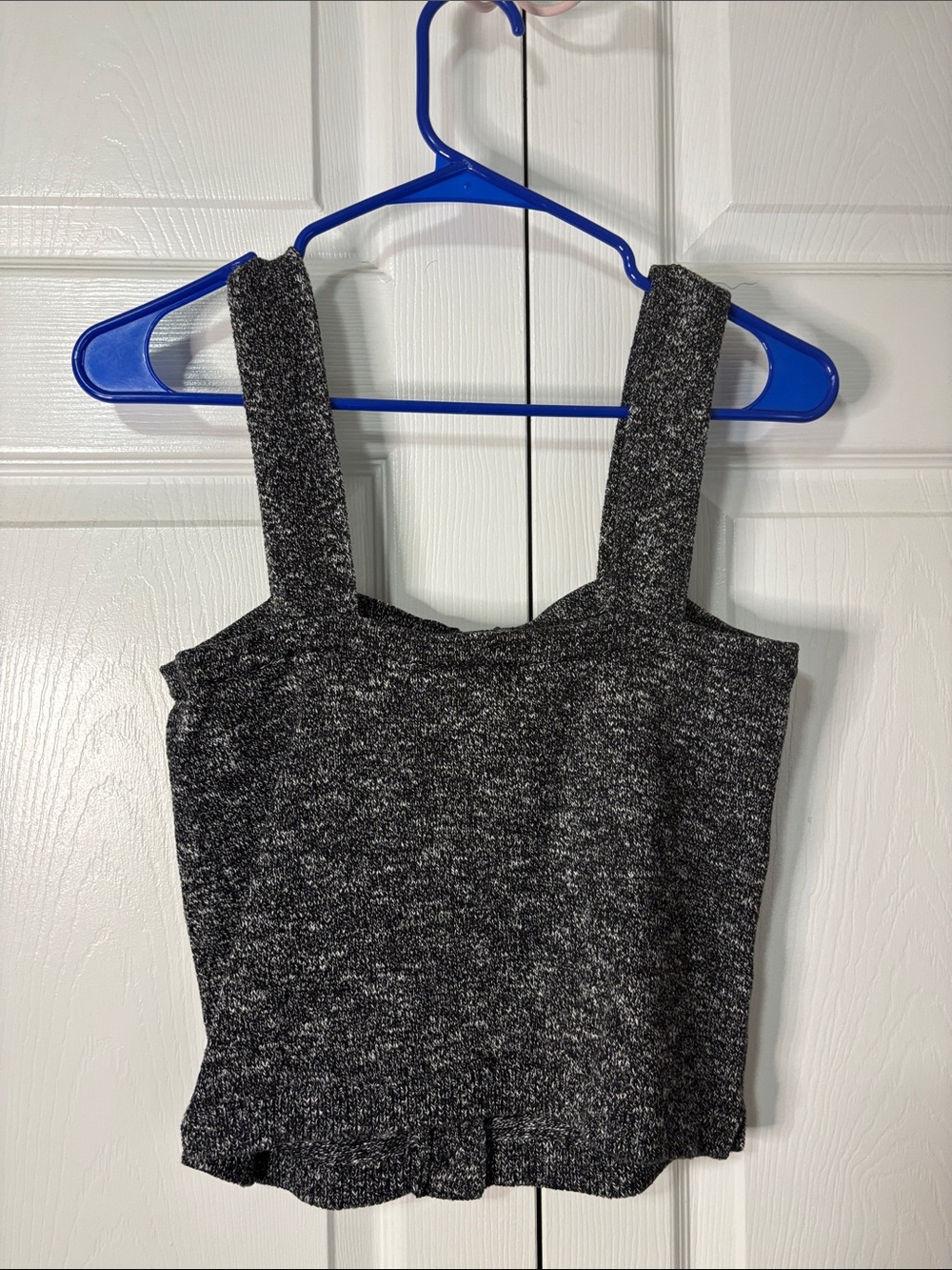 Madewell Black & White Heathered Knit Top Sz S Excellent Condition - Picture 4 of 4